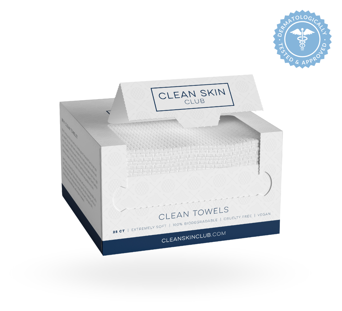 Clean Towels™, Disposable Face Towels, 25 Count