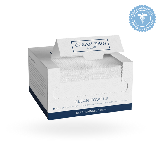 Clean Towels™, Disposable Face Towels, 25 Count